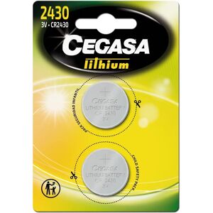 Cegasa CR2430 - Balíček 2 Lithových Knoflíkových Baterií - Odolné a Spolehlivé Cegasa CR2430 - Balíček 2 Lithových Knoflíkových Baterií - Odolné a Spolehlivé