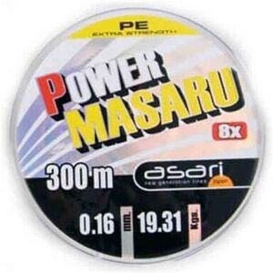 Asari Power Masaru Braided Line 300 M Dark Green - Fishing Line Asari Power Masaru Braided Line 300 M Dark Green - Fishing Line
