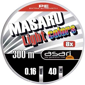 Asari Masaru Light Braided Line 300 M Multicolor - Fishing Line Asari Masaru Light Braided Line 300 M Multicolor - Fishing Line