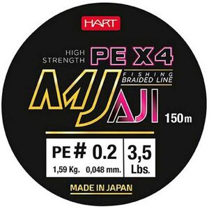 Hart Mj Aji 150 M Línea Trenzada - Equipo de pesca Hart Mj Aji 150 M Línea Trenzada - Equipo de pesca