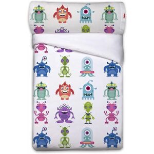 Juego de funda nórdica Pierre Cardin ALIENS Blanco Cama de 90 - 3 Piezas Juego de funda nórdica Pierre Cardin ALIENS Blanco Cama de 90 - 3 Piezas