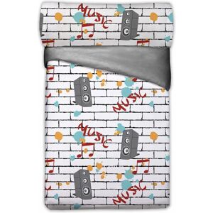 Hosteline YOUNG Grey Single Duvet Cover Set - Bed 105 Hosteline YOUNG Grey Single Duvet Cover Set - Bed 105