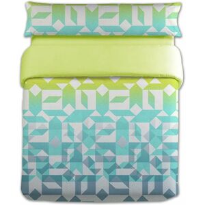 Hosteline HARRIS Green Single Duvet Cover Set - Bed Hosteline HARRIS Green Single Duvet Cover Set - Bed