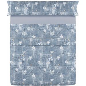 Conjunto de sábanas Lois Tejano Azul Super king Conjunto de sábanas Lois Tejano Azul Super king