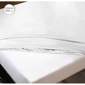 Hosteline IRIS PREMIUM White Super king - Fitted sheet Hosteline IRIS PREMIUM White Super king - Fitted sheet