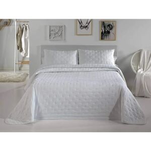 Pierre Cardin Dots White Single Bedspread - Quilt Pierre Cardin Dots White Single Bedspread - Quilt