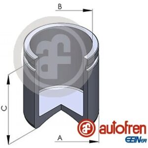 Autofren Seinsa Brake Caliper Piston - 45mm Diameter, Front Steel Autofren Seinsa Brake Caliper Piston - 45mm Diameter, Front Steel