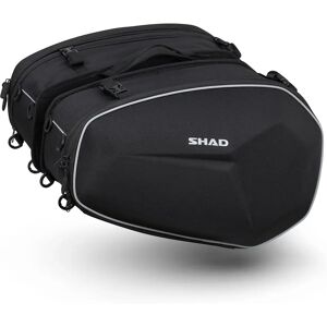 Shad E48 Black Expandable Saddlebags Kit - Saddlebags Kit Shad E48 Black Expandable Saddlebags Kit - Saddlebags Kit