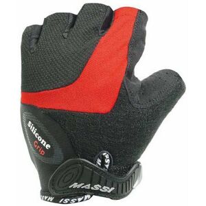 Massi Silicone CX Cycling Gloves - Black/Red Massi Silicone CX Cycling Gloves - Black/Red