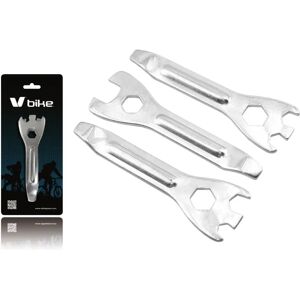 VICMA Fahrradwartungswerkzeuge - 3-teiliges Set aus abnehmbarem Stahl VICMA Fahrradwartungswerkzeuge - 3-teiliges Set aus abnehmbarem Stahl