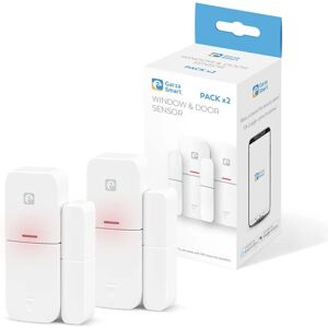 Garza SmartHome Pack 2 Sensoren voor Deuren & Ramen - Alarmset Garza SmartHome Pack 2 Sensoren voor Deuren & Ramen - Alarmset
