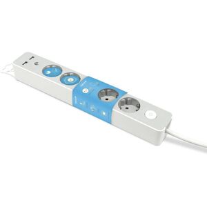 GARZA Grijze Verdeeldoos met USB GARZA Grijze Verdeeldoos met USB