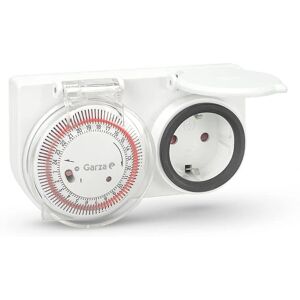Temporizador Analógico Garza Power - Externo - 24H - IP44 - 16A Temporizador Analógico Garza Power - Externo - 24H - IP44 - 16A
