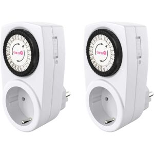 Minuterie Analogique Garza Mini - Minuterie - 230V - 3680W - Blanc - Publicité Minuterie Analogique Garza Mini - Minuterie - 230V - 3680W - Blanc - Publicité