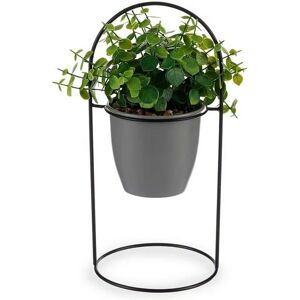 Plante décorative grise Ibergarden avec support - Type : Artificielle, 21x30x21 cm Plante décorative grise Ibergarden avec support - Type : Artificielle, 21x30x21 cm