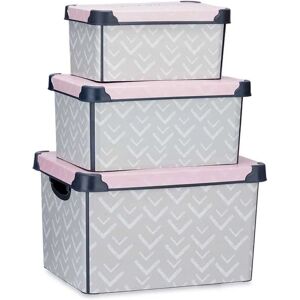 Cajas de Almacenamiento Apilables Vibes - Plástico Cajas de Almacenamiento Apilables Vibes - Plástico