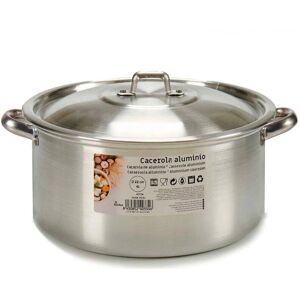 Bigbuy Home 8430852403346 Silber Aluminium 4 L Kasserolle - Küchenutensilien Bigbuy Home 8430852403346 Silber Aluminium 4 L Kasserolle - Küchenutensilien