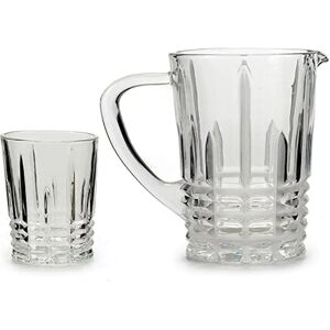 Zestaw szklanek i dzbanka Vivalto - Przezroczysty - 250 ml Zestaw szklanek i dzbanka Vivalto - Przezroczysty - 250 ml