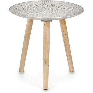 Gift Decor Table d'appoint Mandala - Bois - 40x39x40cm - Publicité Gift Decor Table d'appoint Mandala - Bois - 40x39x40cm - Publicité