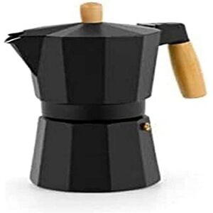 Cafetière italienne 6 tasses Bois Aluminium - Cafetière - Publicité Cafetière italienne 6 tasses Bois Aluminium - Cafetière - Publicité