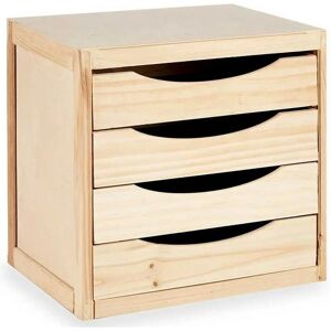 Kipit Commode en pin - 37 x 30 x 39 cm - Publicité Kipit Commode en pin - 37 x 30 x 39 cm - Publicité