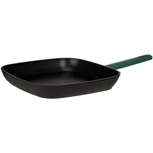 Kinvara Poêle Grill Noir Vert 28 x 28 cm Aluminium - Poêle à Griller - Publicité Kinvara Poêle Grill Noir Vert 28 x 28 cm Aluminium - Poêle à Griller - Publicité