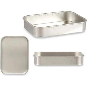 Bigbuy Home Roasting Tin Silver Aluminium - Roasting Tin Bigbuy Home Roasting Tin Silver Aluminium - Roasting Tin
