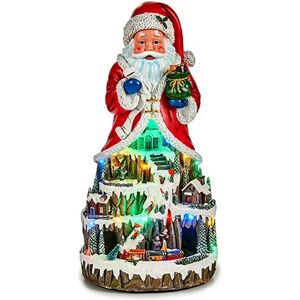 Krist+ Père Noël - Décoration - Lumière avec son - Publicité Krist+ Père Noël - Décoration - Lumière avec son - Publicité