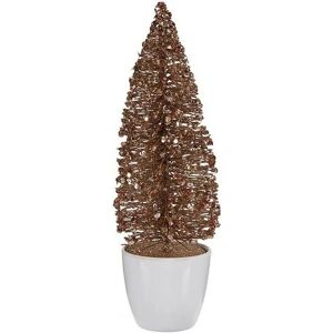 Petit sapin de Noël en bronze doré en plastique Krist+ - Sapin de Noël - Publicité Petit sapin de Noël en bronze doré en plastique Krist+ - Sapin de Noël - Publicité