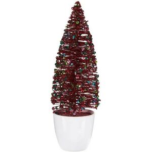 Krist+ Small Red Blue Plastic Christmas Tree - Christmas Tree Krist+ Small Red Blue Plastic Christmas Tree - Christmas Tree