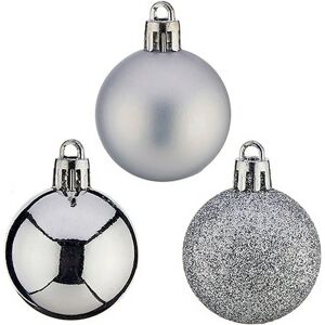 Krist+ Silver Christmas Baubles - Christmas Decorations Krist+ Silver Christmas Baubles - Christmas Decorations