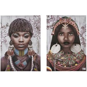 Brand Model Ethnic Woman Canvas - Paintings Brand Model Ethnic Woman Canvas - Paintings