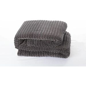 CENTRALE BRICO - Plaid sherpa 3d, grigio L.130 x L.170 cm CENTRALE BRICO - Plaid sherpa 3d, grigio L.130 x L.170 cm