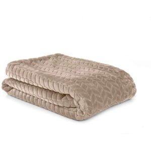 CENTRALE BRICO Chevron Polyester-Decke - 130x170cm CENTRALE BRICO Chevron Polyester-Decke - 130x170cm