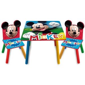 Disney Mickey Mouse Kindermöbel-Set - Buntes Kinder Schreibtisch & Stühle Disney Mickey Mouse Kindermöbel-Set - Buntes Kinder Schreibtisch & Stühle