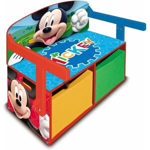 Arditex WD14006 Banc Jouet en Bois Disney-Mickey 3-en-1 - Rangement et Siège pour Enfants - Publicité Arditex WD14006 Banc Jouet en Bois Disney-Mickey 3-en-1 - Rangement et Siège pour Enfants - Publicité
