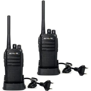 Retevis RT21 - Talkie Walkie 16 Canaux - Noir - Publicité Retevis RT21 - Talkie Walkie 16 Canaux - Noir - Publicité