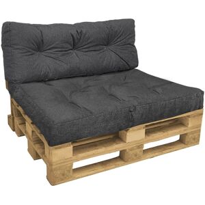 Vounot Grijze Waterdichte Palletkussen Set - Binnen/Buiten - 120x80 & 120x40 cm Vounot Grijze Waterdichte Palletkussen Set - Binnen/Buiten - 120x80 & 120x40 cm