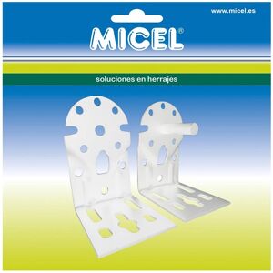 Micel TLD08 Weiß Sonnensegelhalterung - Stahl - 2 Stück Micel TLD08 Weiß Sonnensegelhalterung - Stahl - 2 Stück