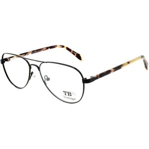Titto Bluni TB2966-C2 Estrutura de metal preta unissex - armação de óculos Titto Bluni TB2966-C2 Estrutura de metal preta unissex - armação de óculos