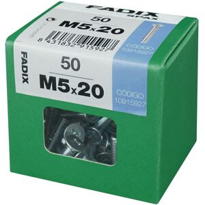 Śruby stalowe FADIX M5 x 20 mm - Gwint metryczny DIN 965 Śruby stalowe FADIX M5 x 20 mm - Gwint metryczny DIN 965
