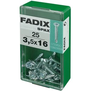 FADIX Zelftappende schroef 3,5x16mm - Schroef - Plaatmateriaal - Staal FADIX Zelftappende schroef 3,5x16mm - Schroef - Plaatmateriaal - Staal