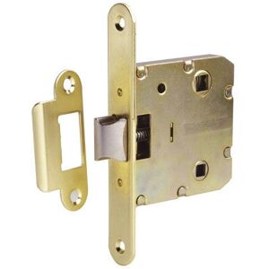 Wolfpack 03090269 Door Lock - Reversible, Brass Finish, Square Edge Wolfpack 03090269 Door Lock - Reversible, Brass Finish, Square Edge