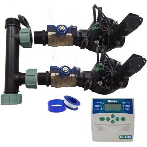 Sistema di irrigazione automatico Rain Bird - 2 zone con ELC401 e elettrovalvole Sistema di irrigazione automatico Rain Bird - 2 zone con ELC401 e elettrovalvole