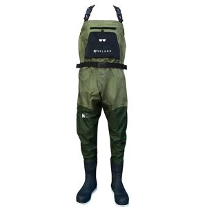 Seland Waders with Studs - Breathable 3/5 Layer Green Wader EU 44 Seland Waders with Studs - Breathable 3/5 Layer Green Wader EU 44