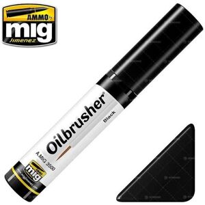 Ammo by Mig Oilbrusher Noir - Produits de vieillissement - HB-AMMO-3500 - Publicité Ammo by Mig Oilbrusher Noir - Produits de vieillissement - HB-AMMO-3500 - Publicité