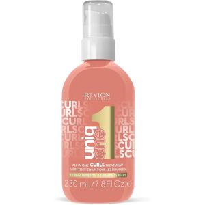 Revlon Uniq One All In One Curls Treatment (230ml) - Publicité Revlon Uniq One All In One Curls Treatment (230ml) - Publicité