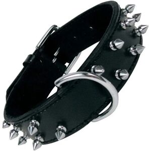Collar de Cuero Negro Gloria Pets - Espinas - 50cm Collar de Cuero Negro Gloria Pets - Espinas - 50cm