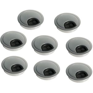 Emuca - Circular Cable Grommet - 60mm - Pack of 8 Emuca - Circular Cable Grommet - 60mm - Pack of 8