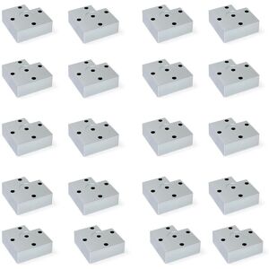 Emuca Furniture Feet Alumix7 - 30mm Height - Supports 25kg Emuca Furniture Feet Alumix7 - 30mm Height - Supports 25kg